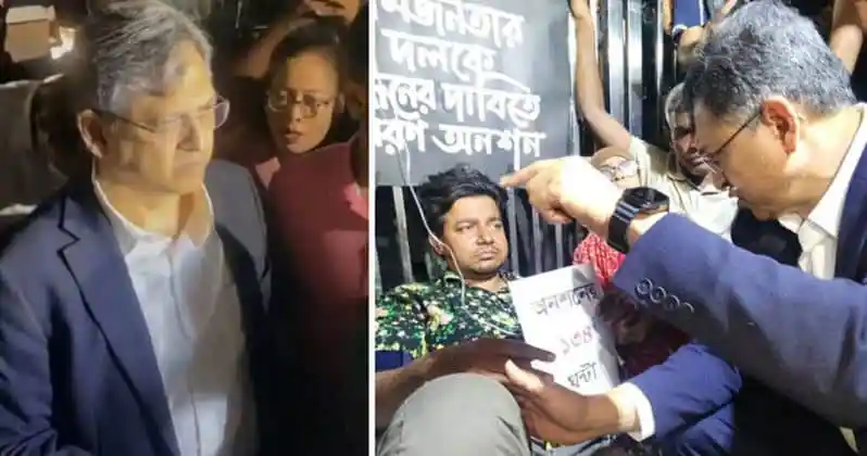 বিএনপি নেতা সালাহউদ্দিনের অনুরোধে অনশন ভাঙলেন তারেক, ছবি. Channel i News - চ্যানেল আই নিউজ