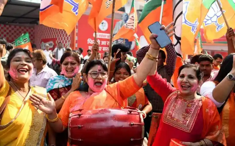ভারতের বিহার নির্বাচনে বিজেপি-এনডিএ জোটের সমর্থনে জনসমাগম. Channel i News - চ্যানেল আই নিউজ