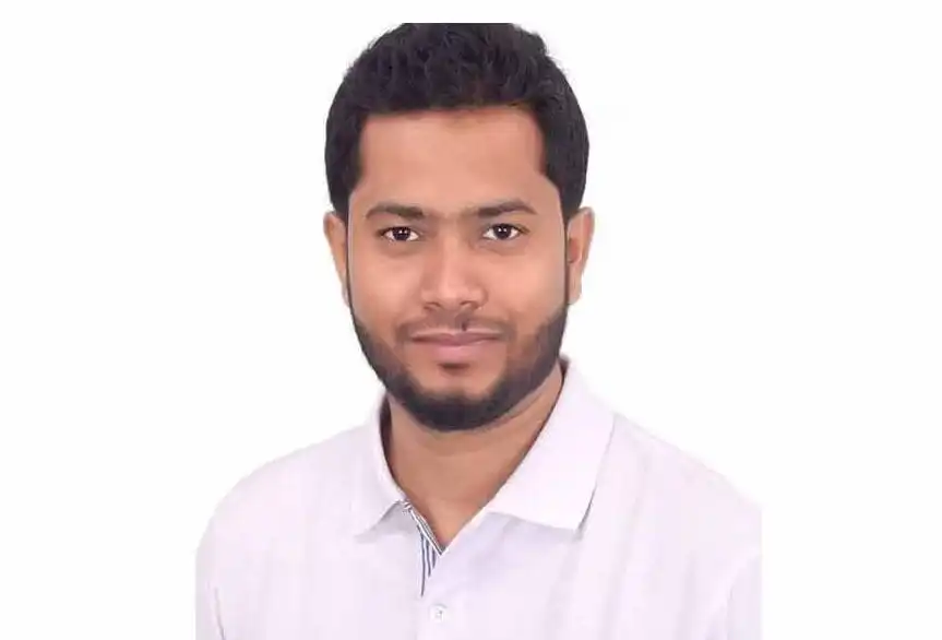 প্রফুল্ল মুখার্জি, যুব নেতা, হাস্যোজ্জ্বল মুখ, সাদা শার্টে. Channel i News - চ্যানেল আই নিউজ