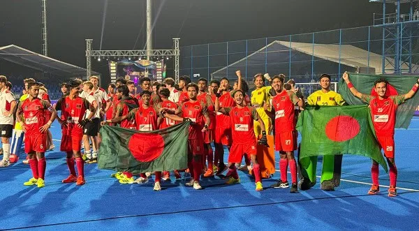 বাংলাদেশ হকি দলের খেলোয়াড়রা বিশ্বকাপের পরবর্তী ম্যাচের জন্য প্রস্তুত।. Channel i News - চ্যানেল আই নিউজ