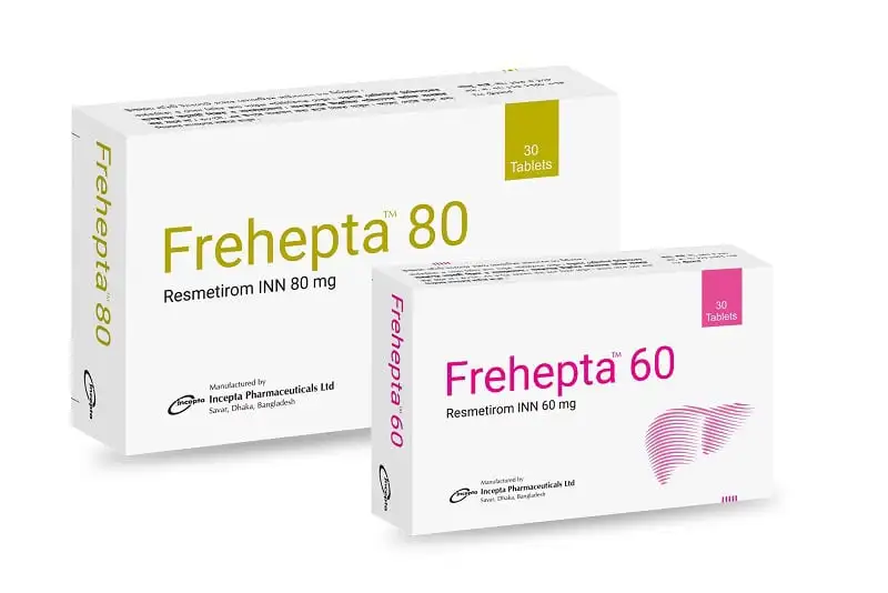 Frehpta 80 and 60 tablets for liver health from Incepta Pharmaceuticals. Channel i News - চ্যানেল আই নিউজ