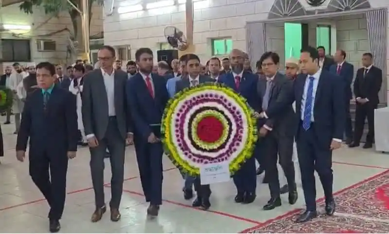 বাংলাদেশের মহান বিজয় দিবসের স্মরণে জেদ্দায় পুষ্পস্তবক অর্পণ অনুষ্ঠান. Channel i News - চ্যানেল আই নিউজ