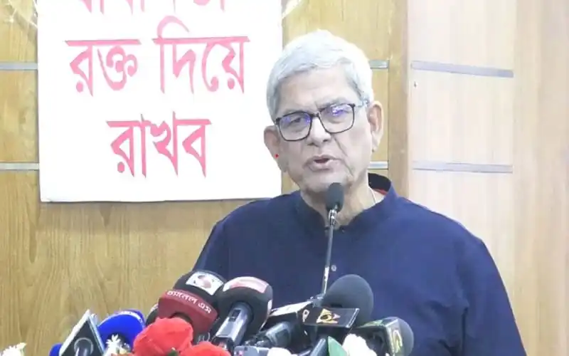 মির্জা ফখরুল ইসলাম আলমগীর সংবাদ সম্মেলনে বক্তব্য দিচ্ছেন. Channel i News - চ্যানেল আই নিউজ