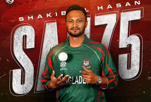 সাকিব আল হাসান বড় দিনের শুভেচ্ছা জানিয়ে ছবি তুলছেন।. Channel i News - চ্যানেল আই নিউজ