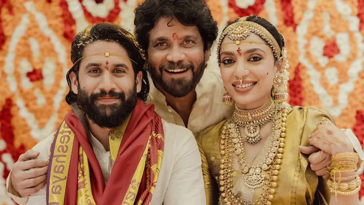 নাগা-শোভিতা পরিবারের খুশির মুহূর্ত, বিয়ের পর ছবি. Channel i News - চ্যানেল আই নিউজ