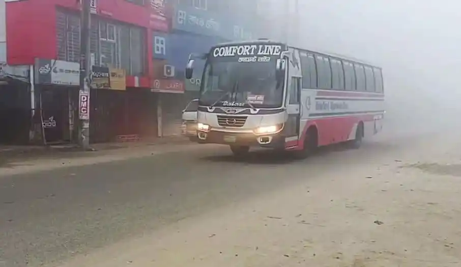 গোপালগঞ্জে বাস চলাচল, ঠাণ্ডা আবহাওয়া. Channel i News - চ্যানেল আই নিউজ
