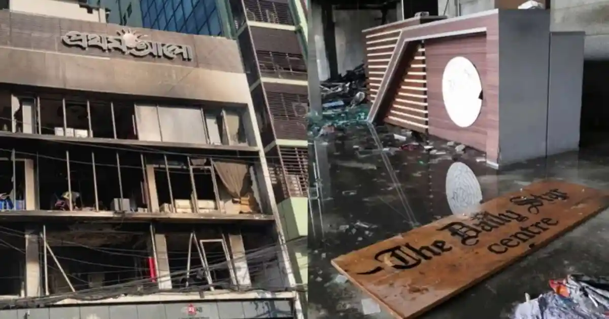ঢাকা শহরে হামলার পর ভবন ও রাস্তার ক্ষতিগ্রস্ত দৃশ্য. Channel i News - চ্যানেল আই নিউজ