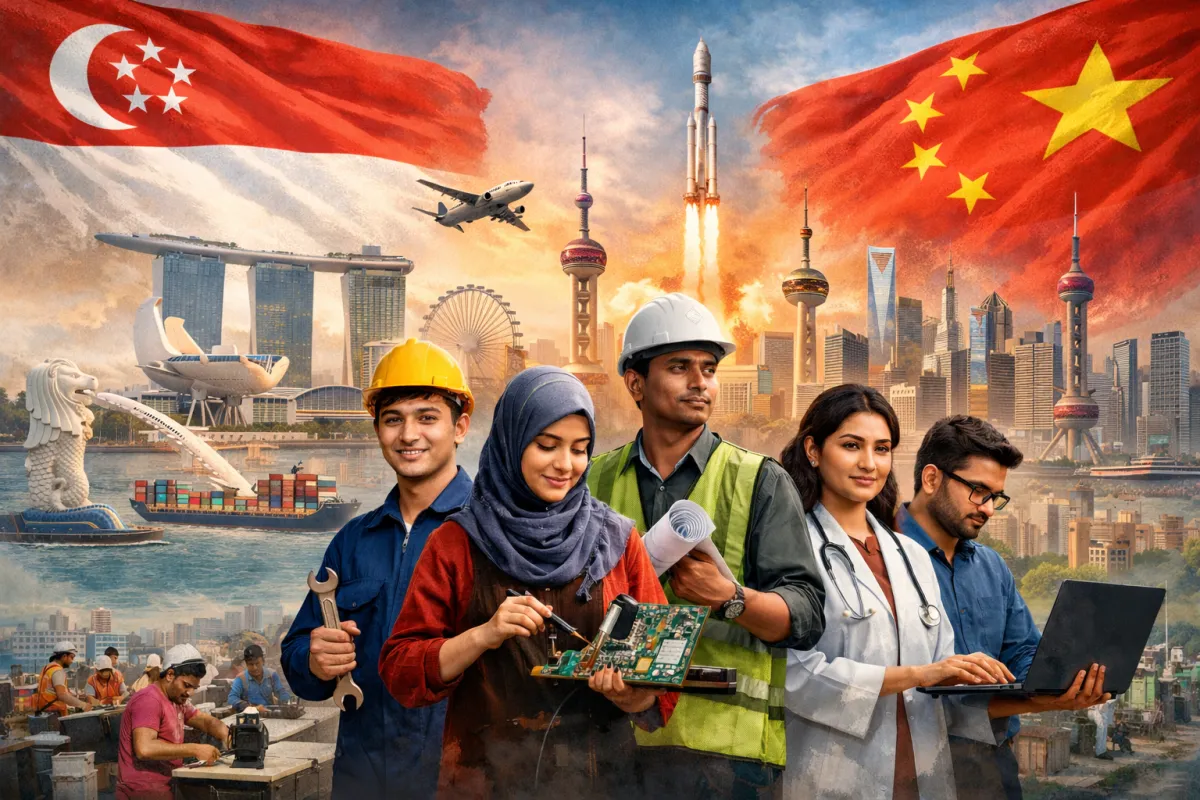 এশীয় দুই শক্তির উত্থান ও বাংলাদেশের দক্ষ জনশক্তির চ্যালেঞ্জ