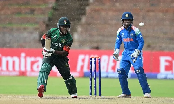 লক্ষ্য কমে আসা লড়াইয়ে বৃষ্টি আইনে ভারতের কাছে হেরেছে বাংলাদেশ