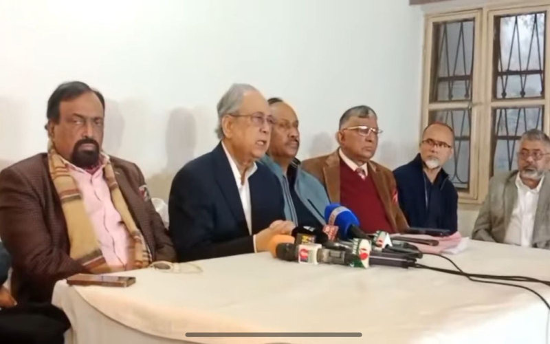 পরিস্থিতি ‘অস্বাভাবিক’ দাবি করে সুষ্ঠু নির্বাচন নিয়ে জাতীয় পার্টির শঙ্কা
