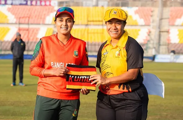 পাপুয়া নিউগিনিকে হারিয়ে টেবিলে শীর্ষে বাংলাদেশ