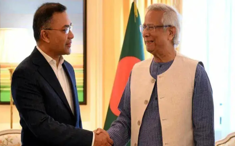 তারেক রহমানকে প্রধান উপদেষ্টার অভিনন্দন