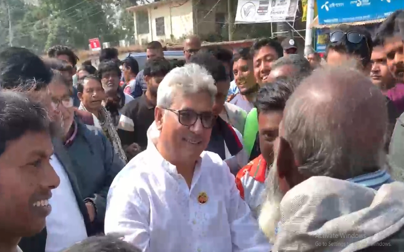 রাজশাহীতে নবনির্বাচিত এমপির জনসংযোগ