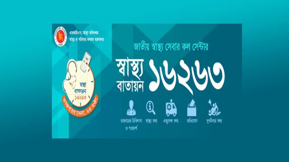 নীরবে বন্ধের পথে জাতীয় ‘স্বাস্থ্য বাতায়ন ১৬২৬৩’