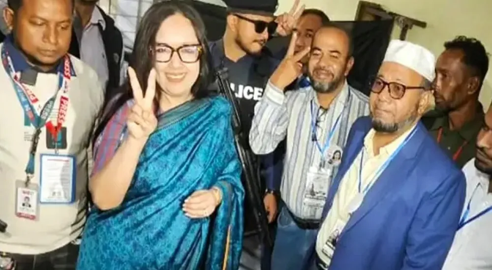 ব্রাহ্মণবাড়িয়া-২ আসনে রুমিন ফারহানার জয়