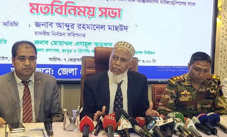 নির্বাচনে কোনো ধরনের ইঞ্জিনিয়ারিংয়ের সুযোগ নেই : ইসি মাছউদ