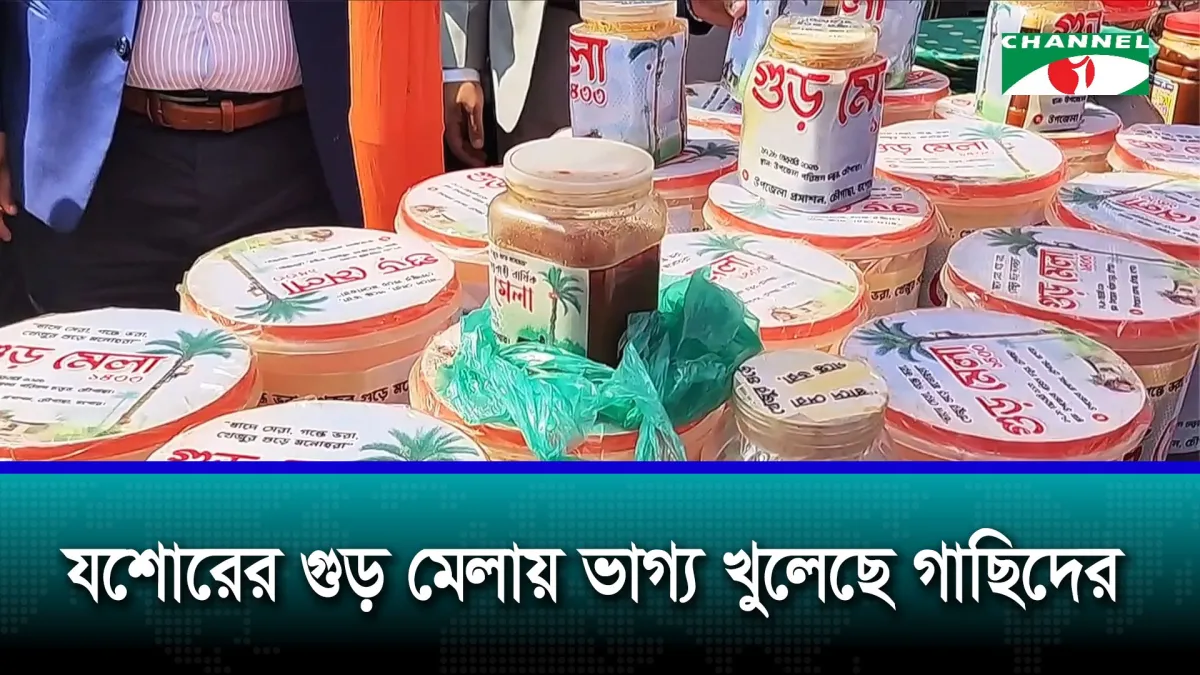 যশোরের গুড় মেলায় ভাগ্য খুলেছে গাছিদের