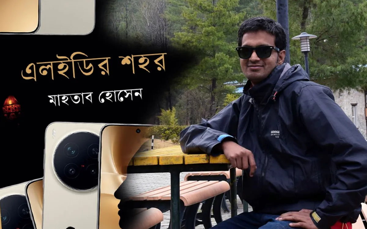 বইমেলায় মাহতাব হোসেনের ‘এলইডির শহর’