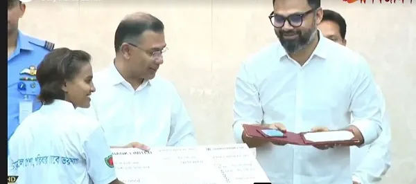 খেলোয়াড়দের ক্রীড়া ভাতা ও কার্ডের উদ্বোধন করলেন প্রধানমন্ত্রী তারেক রহমান