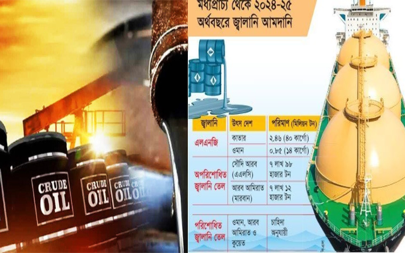 মধ্যপ্রাচ্য সংঘাত: বাংলাদেশের জ্বালানি আমদানিতে বড় হুমকি
