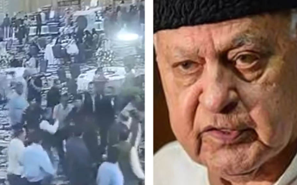 কাশ্মীরে গুলি: অল্পের জন্য প্রাণে বাঁচলেন ফারুক আবদুল্লাহ