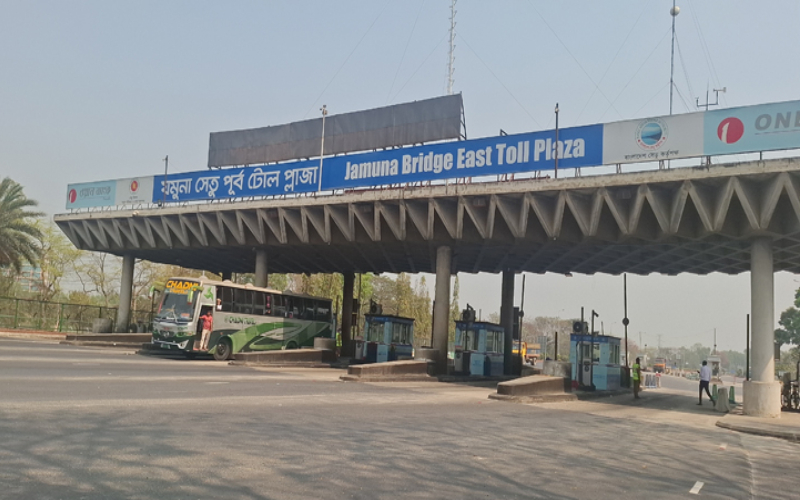 গত ২৪ ঘণ্টায় যমুনা সেতুতে টোল আদায় প্রায় ২ কোটি ৮৪ লাখ