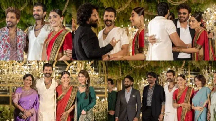বিজয়-রাশমিকার রিসেপশনে তারার হাট