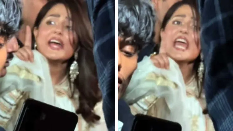 ইফতার পার্টিতে গিয়ে মেজাজ হারালেন হিনা খান