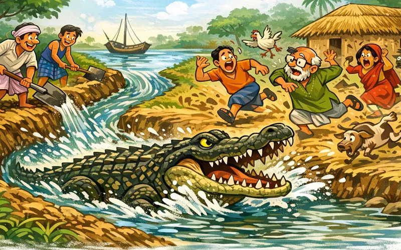 রম্য/ খাল কেটে কুমির বাগধারার জন্মকথা