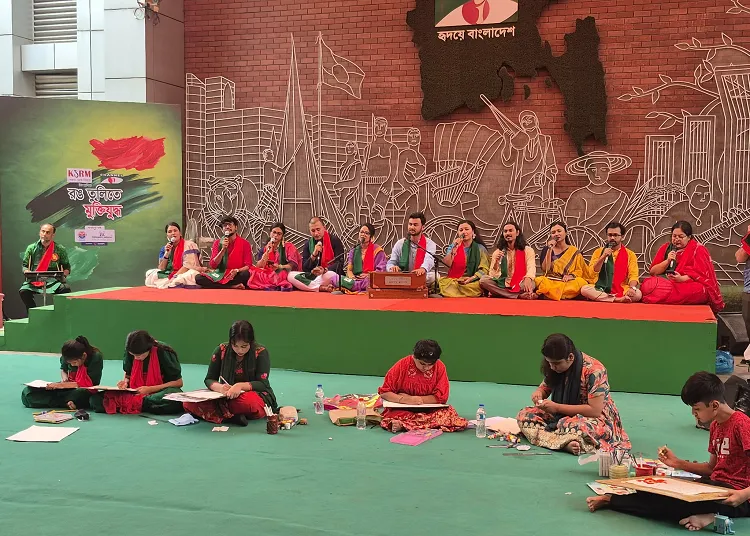 রঙে-গানে-কবিতায় চ্যানেল আইয়ে ‘রং তুলিতে মুক্তিযুদ্ধ’