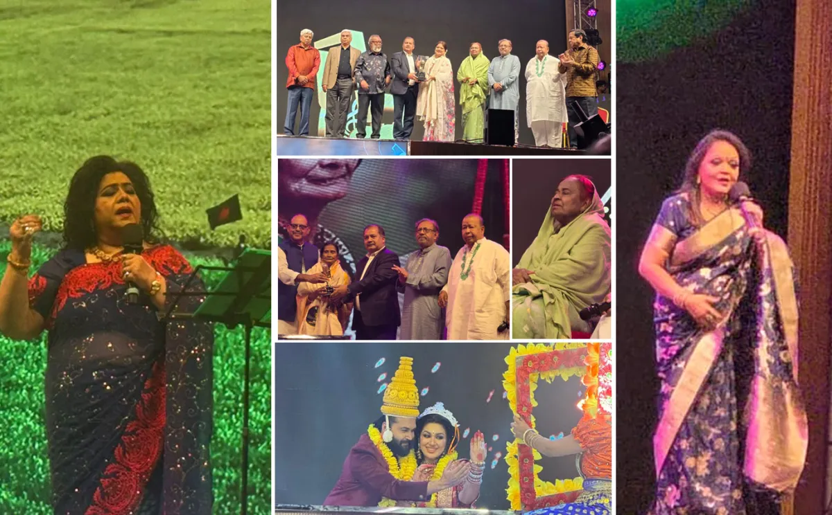 বগুড়ায় সংগীতের মহাযজ্ঞ, গানে-পুরস্কারে ঝলমলে রাত