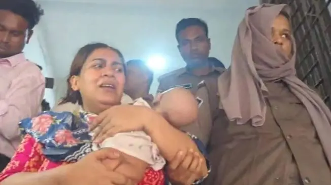 দেড় মাসের সন্তান নিয়ে যুব মহিলা লীগ নেত্রী শিল্পী কারাগারে