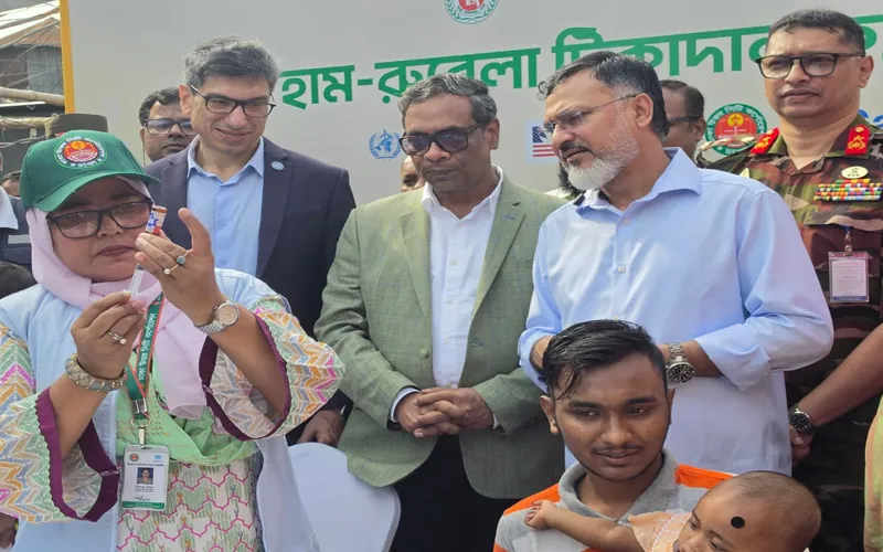 হাম রোধে ঘরে ঘরে গিয়ে টিকার তথ্য দেয়ার আহ্বান স্বাস্থ্য প্রতিমন্ত্রীর