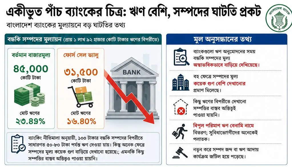 বাংলাদেশ ব্যাংকের রিপোর্টে ব্যাংকের বন্ধকি সম্পদের মূল্যায়ন ও ঋণের গ্যারান্টির বিশ্লেষণ।. Channel i News - চ্যানেল আই নিউজ