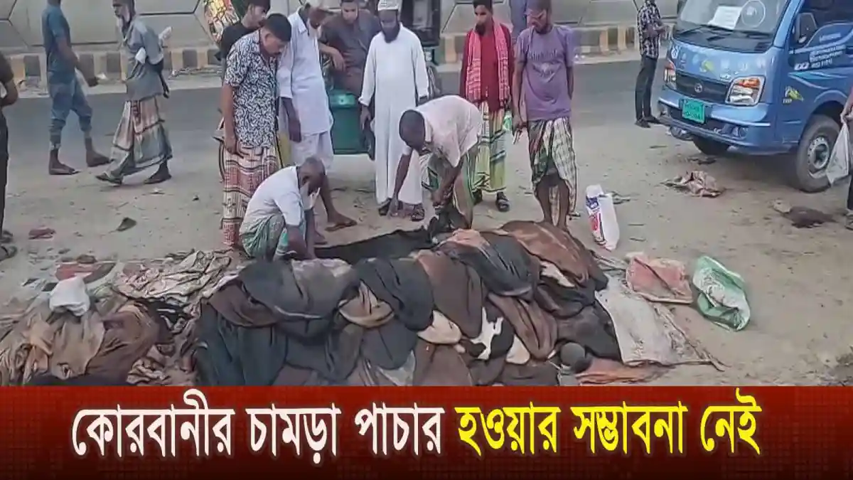 কোরবানীর চামড়া পাচার বন্ধের জন্য জনতার প্রতিবাদ. Channel i News - চ্যানেল আই নিউজ