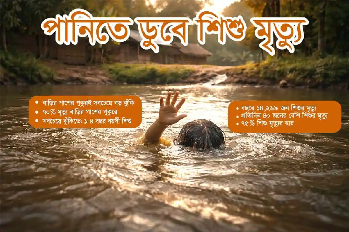 পানিতে ডুবে শিশুর মৃত্যু, শিশু মৃত্যুর কারণ ও প্রতিরোধ. Channel i News - চ্যানেল আই নিউজ