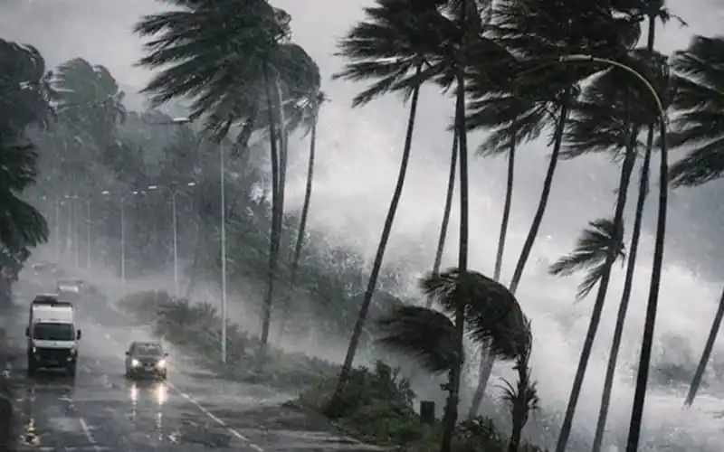 Bangladesh coast during cyclone with strong winds and stormy weather. Channel i News - চ্যানেল আই নিউজ