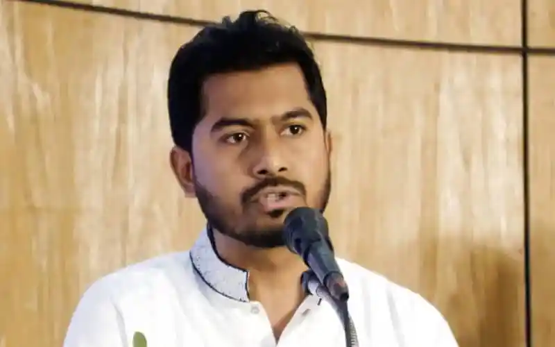 নুরুল হক নুর speaking at a press conference in Bangladesh. Channel i News - চ্যানেল আই নিউজ