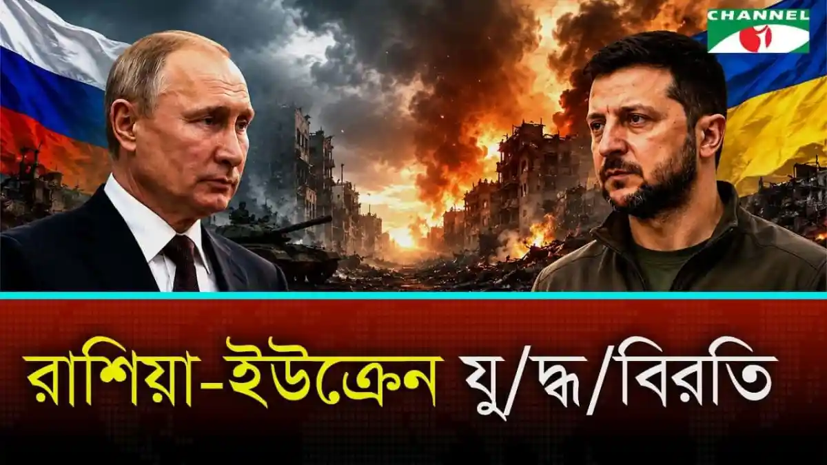 রাশিয়া-ইউক্রেন যুদ্ধের মধ্যে পুতিন ও জেলেনস্কি মুখোমুখি. Channel i News - চ্যানেল আই নিউজ