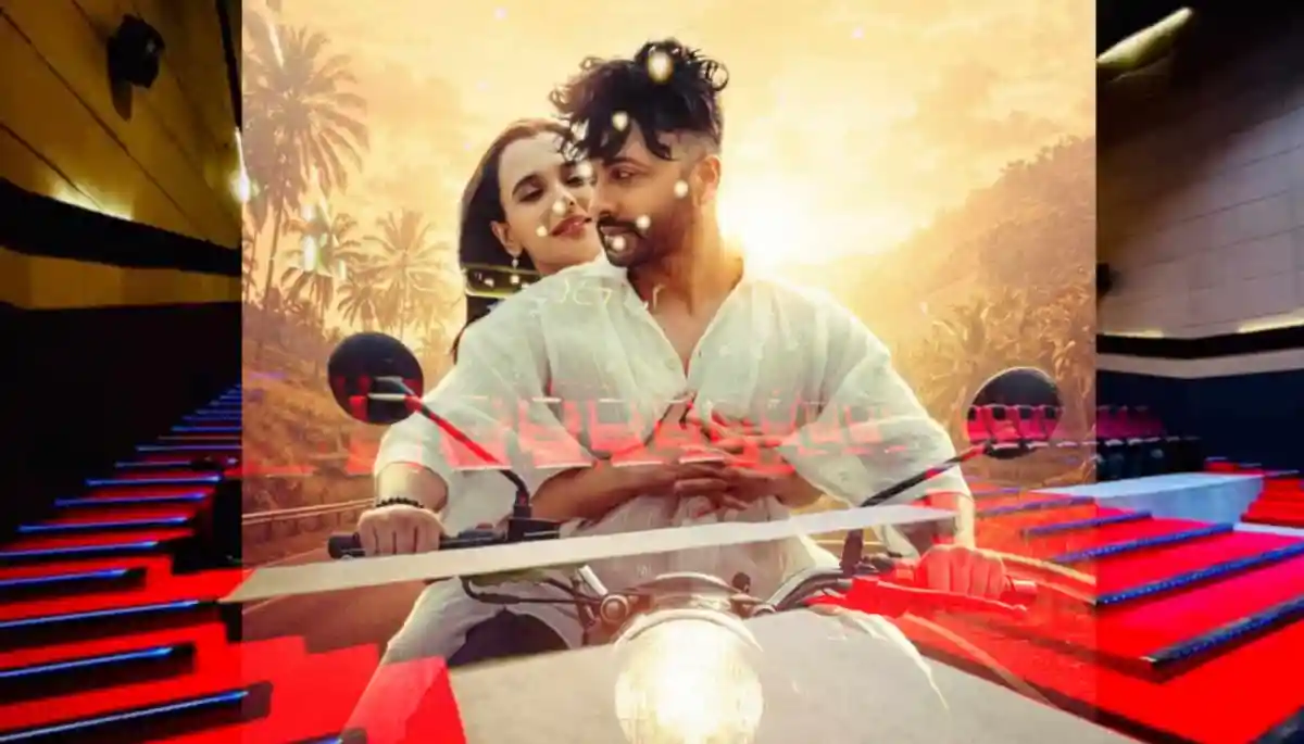 দম্পতি রকস্টার কনসার্টে বাইক চালাচ্ছে, সূর্যাস্তের দৃশ্যের পেছনে. Channel i News - চ্যানেল আই নিউজ