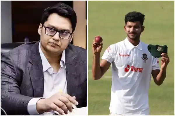 নাঈম হাসান ও ক্রিকেটার সাকিব আল হাসান ছবি. Channel i News - চ্যানেল আই নিউজ