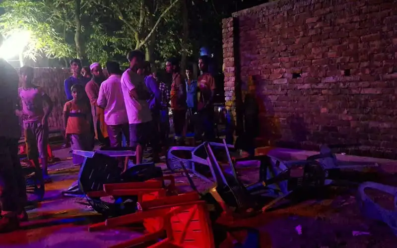 গণঅধিকার পরিষদের নেতার বৌভাত অনুষ্ঠানের পরে হামলা ও ভাঙচুরের ছবি. Channel i News - চ্যানেল আই নিউজ