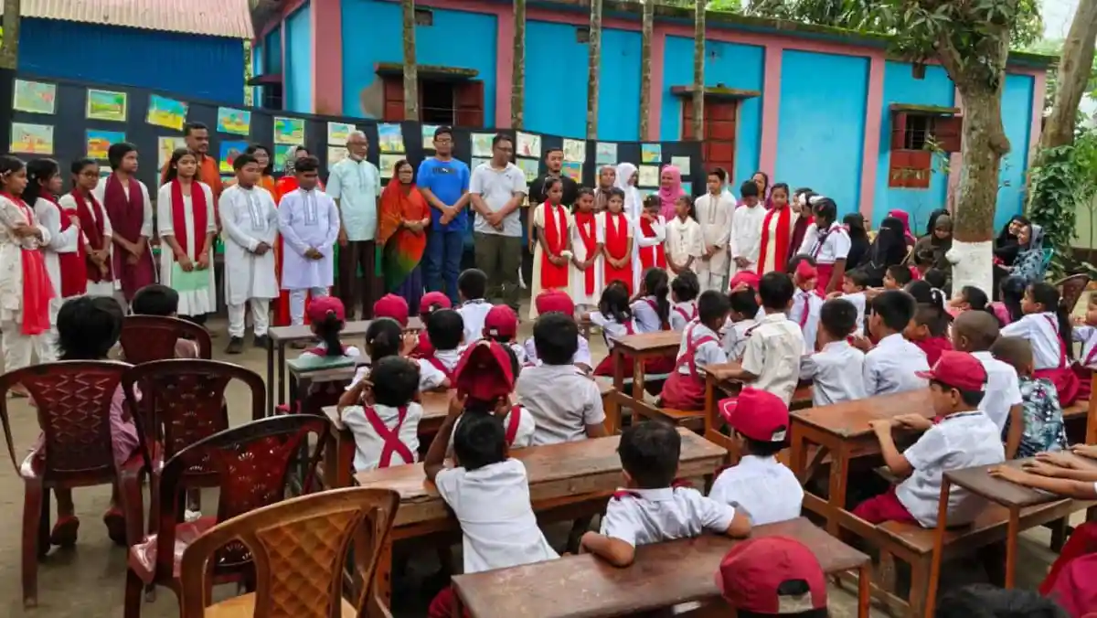 শিশু ও শিক্ষার্থীদের রবীন্দ্র-নজরুল জয়ন্তী সাংস্কৃতিক অনুষ্ঠানে অংশগ্রহণ. Channel i News - চ্যানেল আই নিউজ