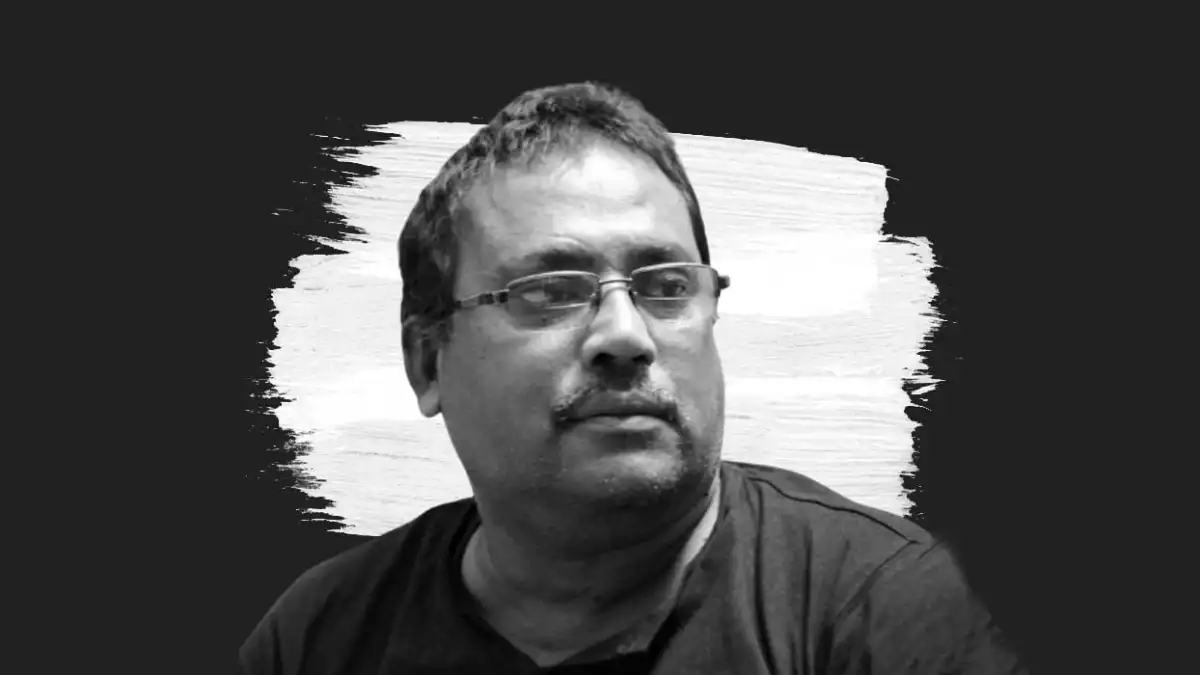 প্রয়াত কবি ভাস্কর চৌধুরীর ছবি, স্মরণে শ্রদ্ধা জানানো হচ্ছে. Channel i News - চ্যানেল আই নিউজ