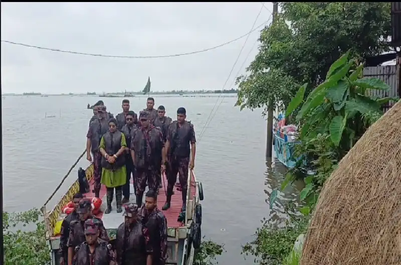 বন্যাদুর্গত মানুষের পাশে ৫৫ বিজিবি, হবিগঞ্জে উদ্ধার কাজ. Channel i News - চ্যানেল আই নিউজ