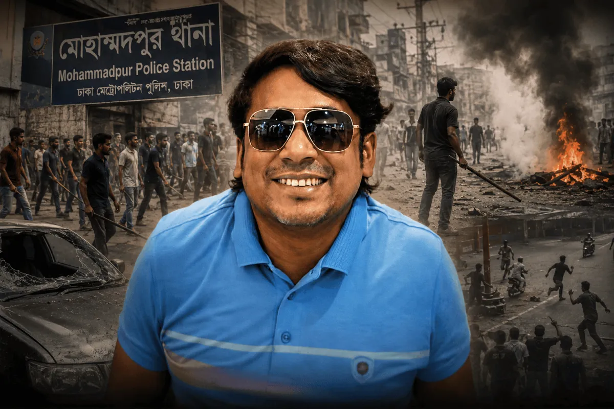লেদু হাসান শান্তিপূর্ণ প্রতিবাদে অংশগ্রহণকারী ব্যক্তি. Channel i News - চ্যানেল আই নিউজ