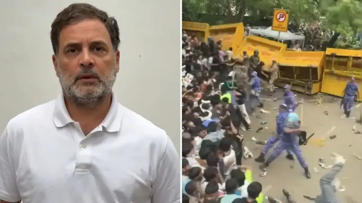 জনতা পার্টির বিক্ষোভে পুলিশ ও জনতার সংঘর্ষের দৃশ্য. Channel i News - চ্যানেল আই নিউজ