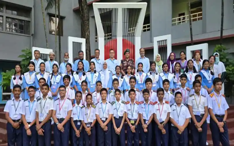 প্রাথমিক বৃত্তিপ্রাপ্ত শিক্ষার্থীদের সংবর্ধনা অনুষ্ঠানে শিক্ষার্থীরা. Channel i News - চ্যানেল আই নিউজ