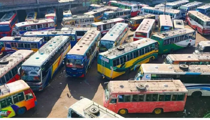 রাজশাহী থেকে সারাদেশের বাস চলাচল অনির্দিষ্টকালের জন্য বন্ধ