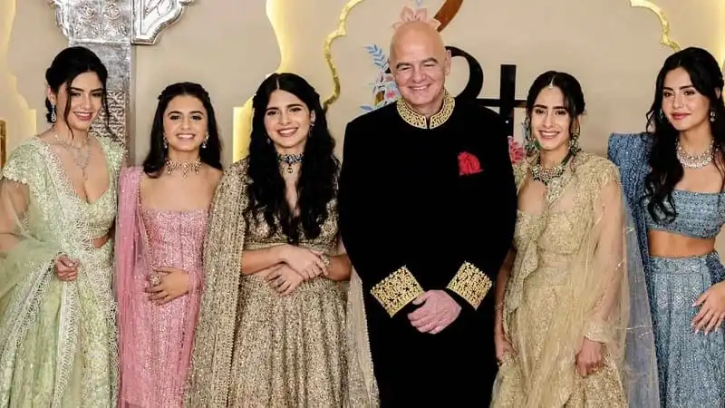 Gianni Infantino’s wife and Daughters